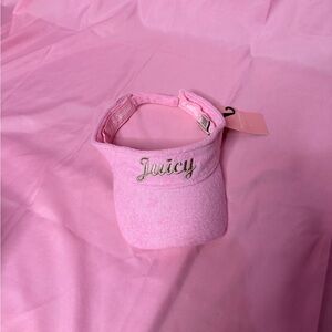 Juicy Couture Pink Embroidered Visor